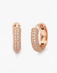 Kate Spade Brilliant Statements Pavé Mini Huggies | LEVISONS