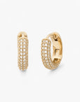 Kate Spade Brilliant Statements Pavé Mini Huggies | LEVISONS