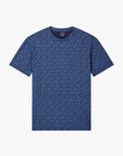 Armani Exchange Regular Fit All Over Logo Cotton Crewneck T-Shirt | LEVISONS