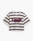 Coach Cursive Coach Striped Cropped T-Shirt | LEVISONS