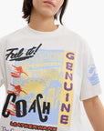 Coach Relaxed Graphic Surf T-Shirt | LEVISONS
