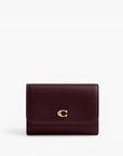 Coach Refined Calf Leather Essential Flap Card Case | LEVISONS