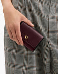 Coach Refined Calf Leather Essential Flap Card Case | LEVISONS
