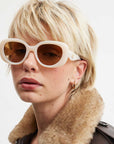 Coach C Hardware Round Sunglasses | LEVISONS