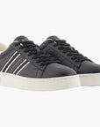 Armani Exchange Round Toe Technical Sneakers With Logo Tape And Contrast Detailing | LEVISONS