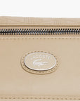 Lacoste Small Monogram Leather Flap Satchel | LEVISONS
