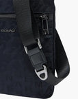 Armani Exchange All Over Logo Crossbody Bag With Adjustable Strap | LEVISONS