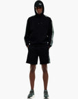 EA7 Logo Series Hoodie With Grosgrain Details | LEVISONS
