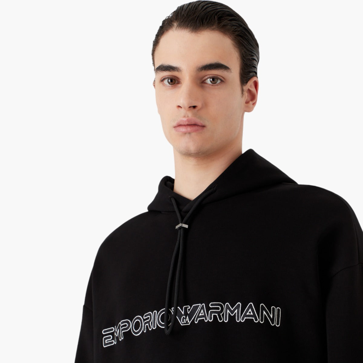 Double Jersey Hooded Sweatshirt With Embroidered Logo – Levisons
