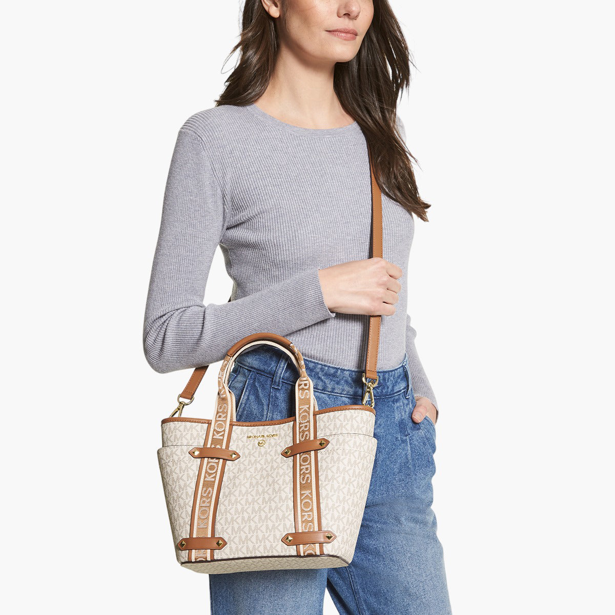 Maeve Large Logo Tote Bag