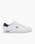 Lacoste Powercourt Leather Tricolour Trainers | LEVISONS