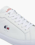 Lacoste Powercourt Leather Tricolour Trainers | LEVISONS