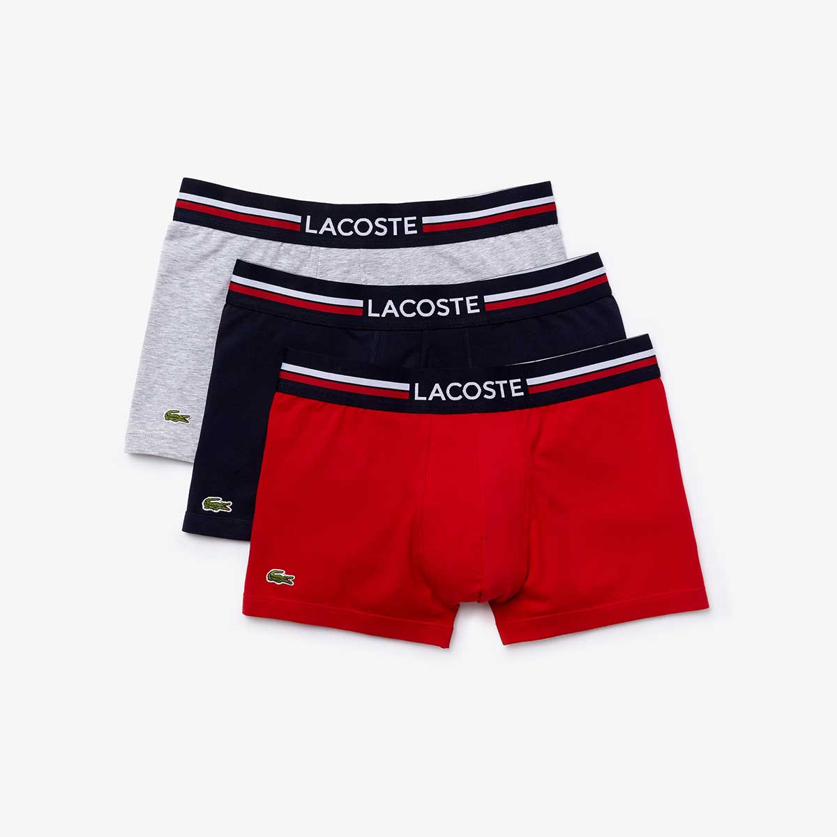 Pack Of 3 Iconic Trunks With Three-Tone Waistband – Levisons