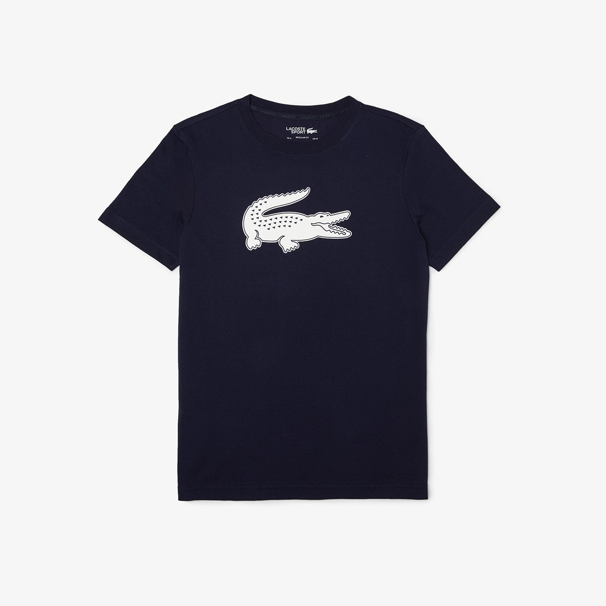 Crew Neck Crocodile Print Organic Cotton T-Shirt – Levisons