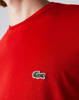 Lacoste Crew Neck Pima Cotton Jersey T-Shirt | LEVISONS