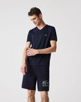 Lacoste V-Neck Pima Cotton Jersey T-Shirt | LEVISONS