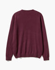 United Colors Of Benetton Man Plum Crew Neck Sweater In Pure Merino Wool | LEVISONS