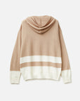 United Colors Of Benetton Woman Beige Cashmere Blend Sweater With Hood | LEVISONS