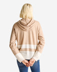 United Colors Of Benetton Woman Beige Cashmere Blend Sweater With Hood | LEVISONS