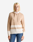 United Colors Of Benetton Woman Beige Cashmere Blend Sweater With Hood | LEVISONS
