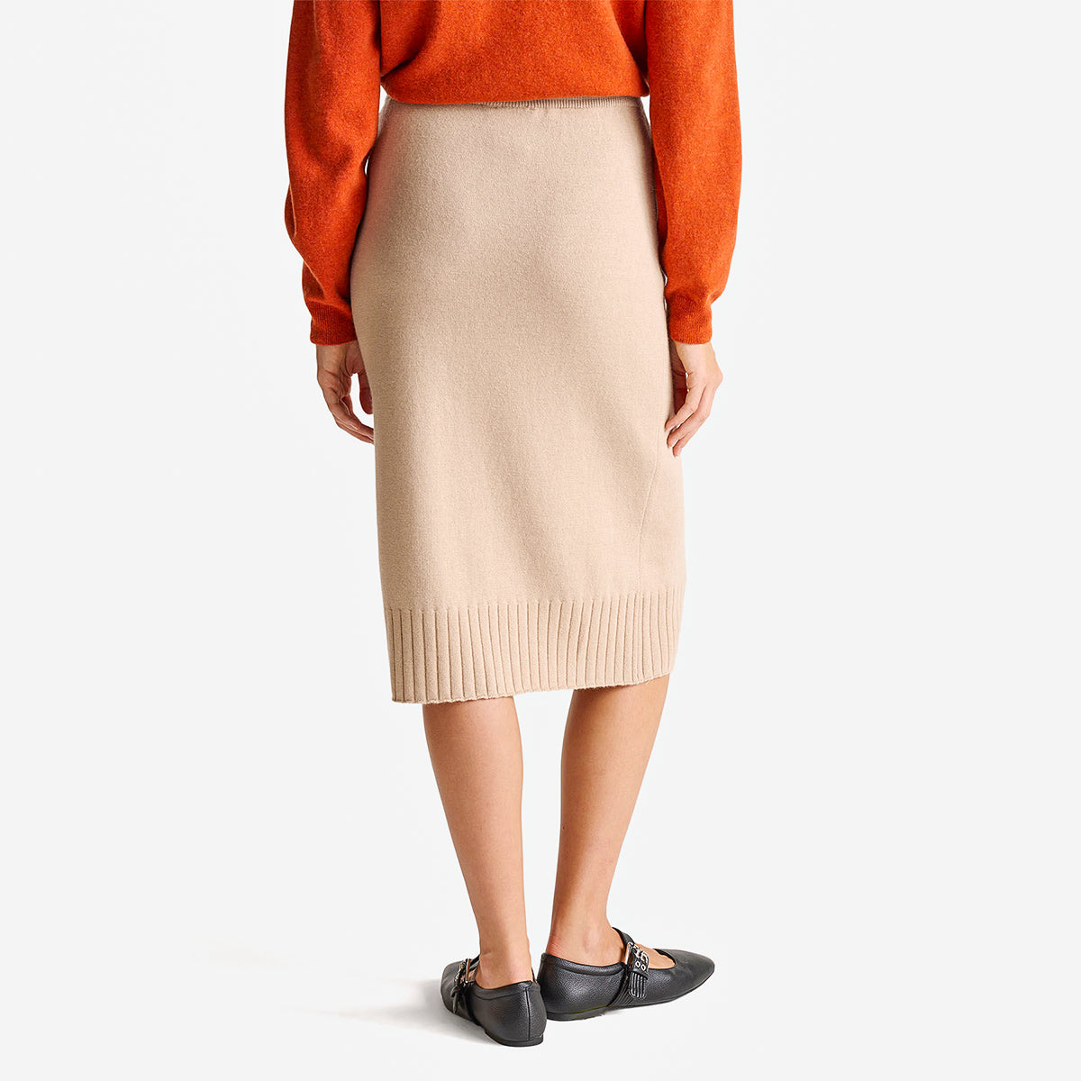 United Colors Of Benetton Woman Cashmere Blend Midi Skirt | LEVISONS