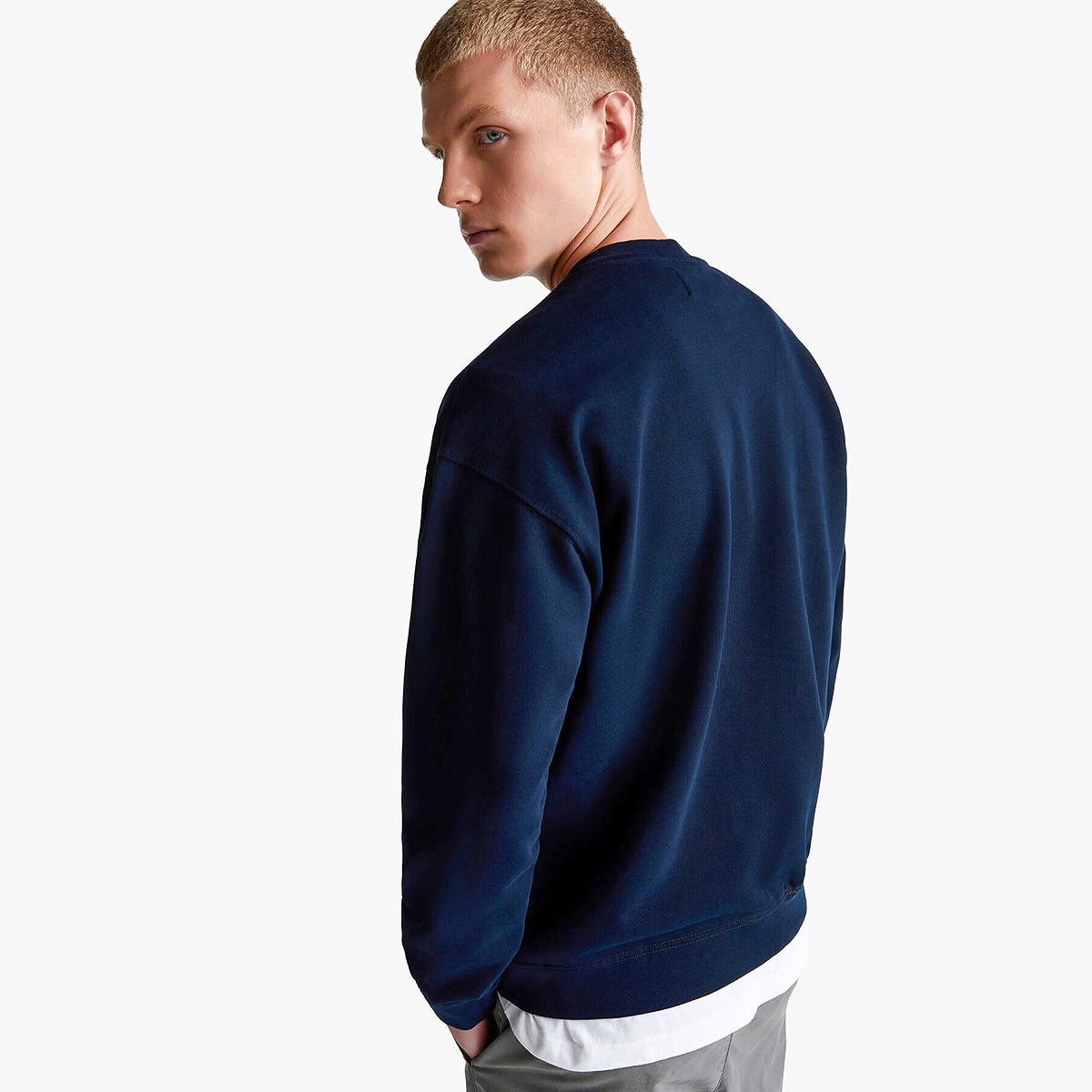 United Colors Of Benetton Man Sweatshirt With Logo Patch | LEVISONS