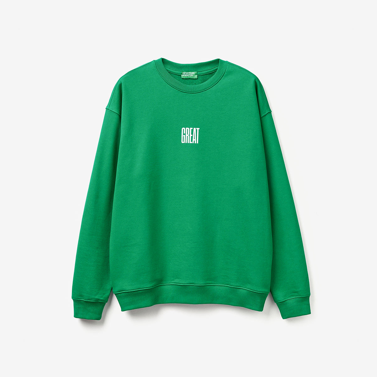 United Colors Of Benetton Man Relaxed Fit Sweatshirt With Print | LEVISONS