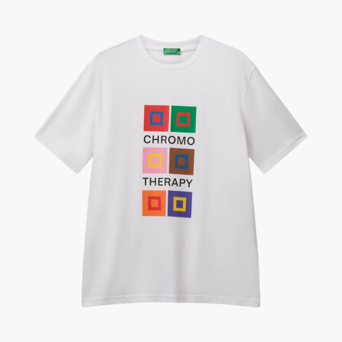 United Colors Of Benetton Man Relaxed Fit T-Shirt With Print | LEVISONS