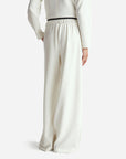United Colors Of Benetton Woman Wide Trousers In Stretch Modal | LEVISONS