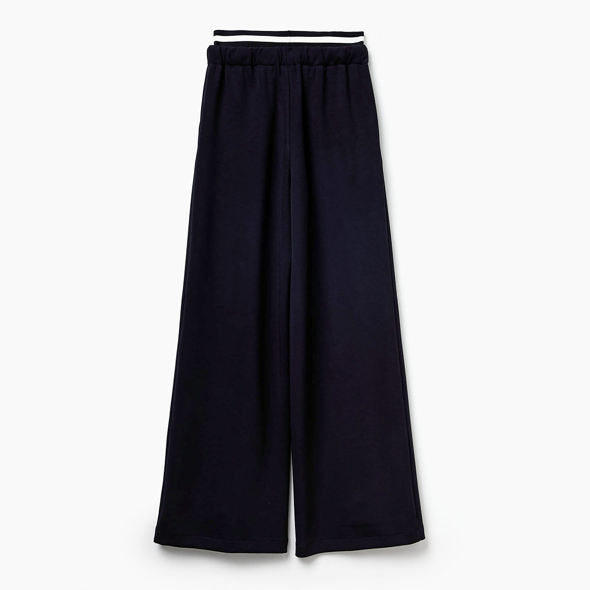 United Colors Of Benetton Woman Wide Trousers In Stretch Modal | LEVISONS