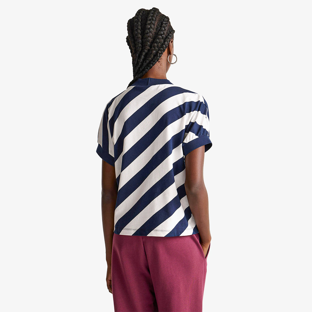 United Colors Of Benetton Woman Regimental Striped T-Shirt | LEVISONS