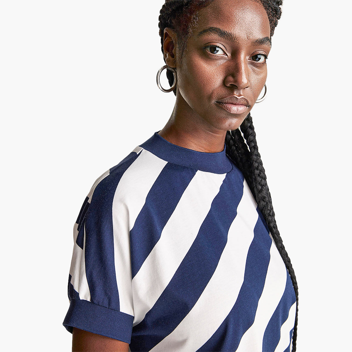 United Colors Of Benetton Woman Regimental Striped T-Shirt | LEVISONS