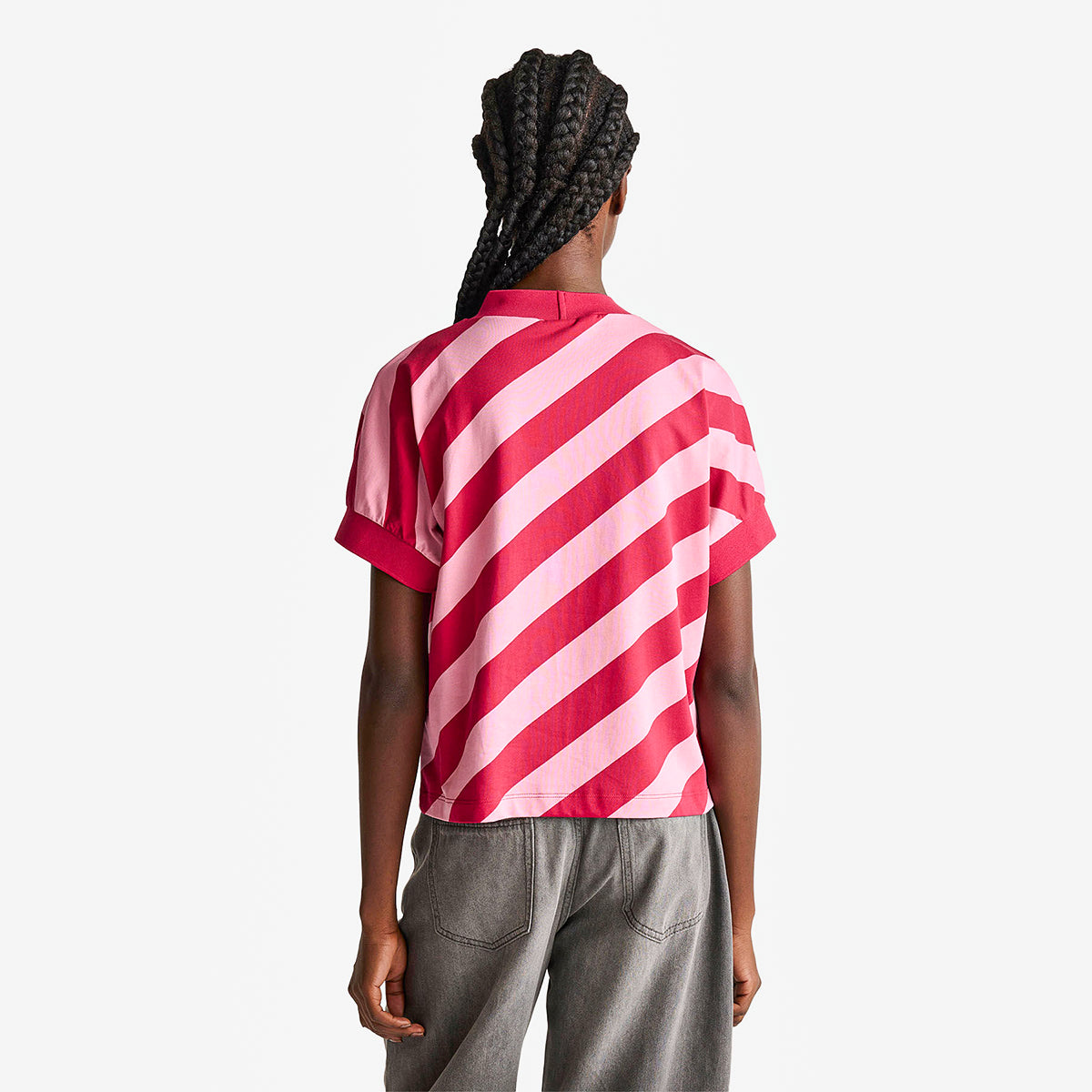 United Colors Of Benetton Woman Regimental Striped T-Shirt | LEVISONS