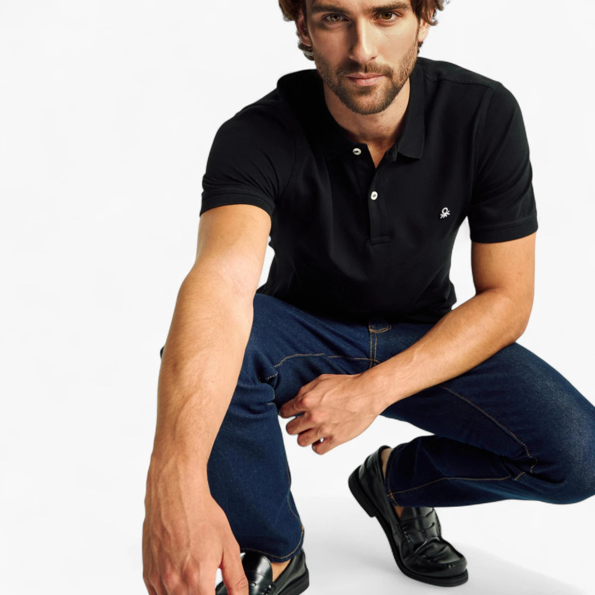 United Colors Of Benetton Man Slim Fit Polo | LEVISONS