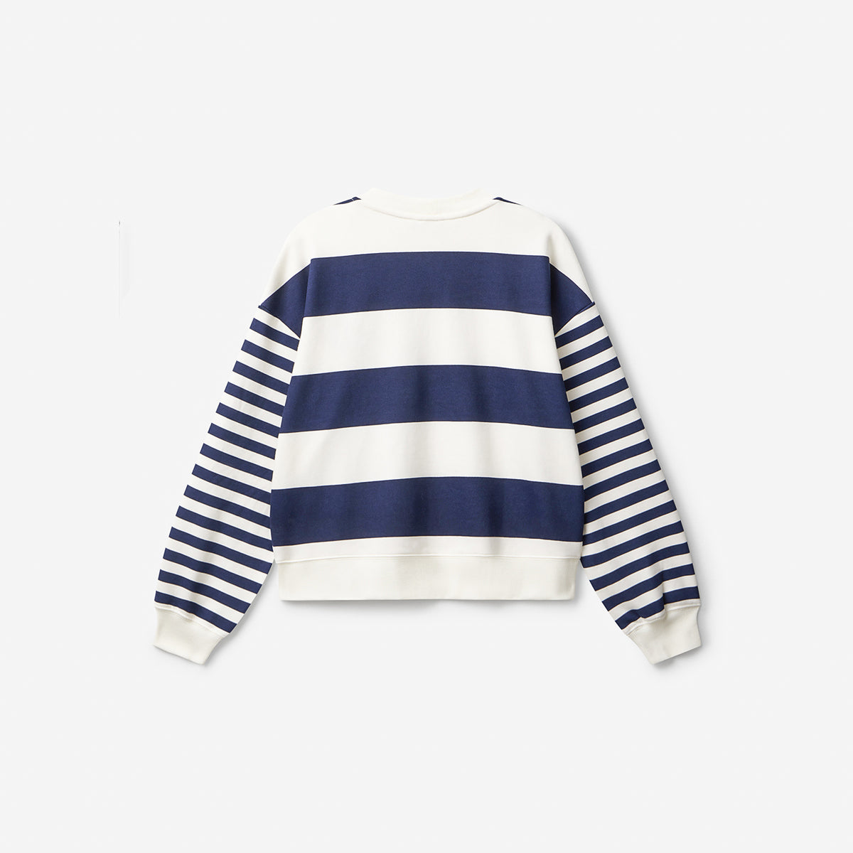 United Colors Of Benetton Woman Striped Crew Neck Hoodie | LEVISONS