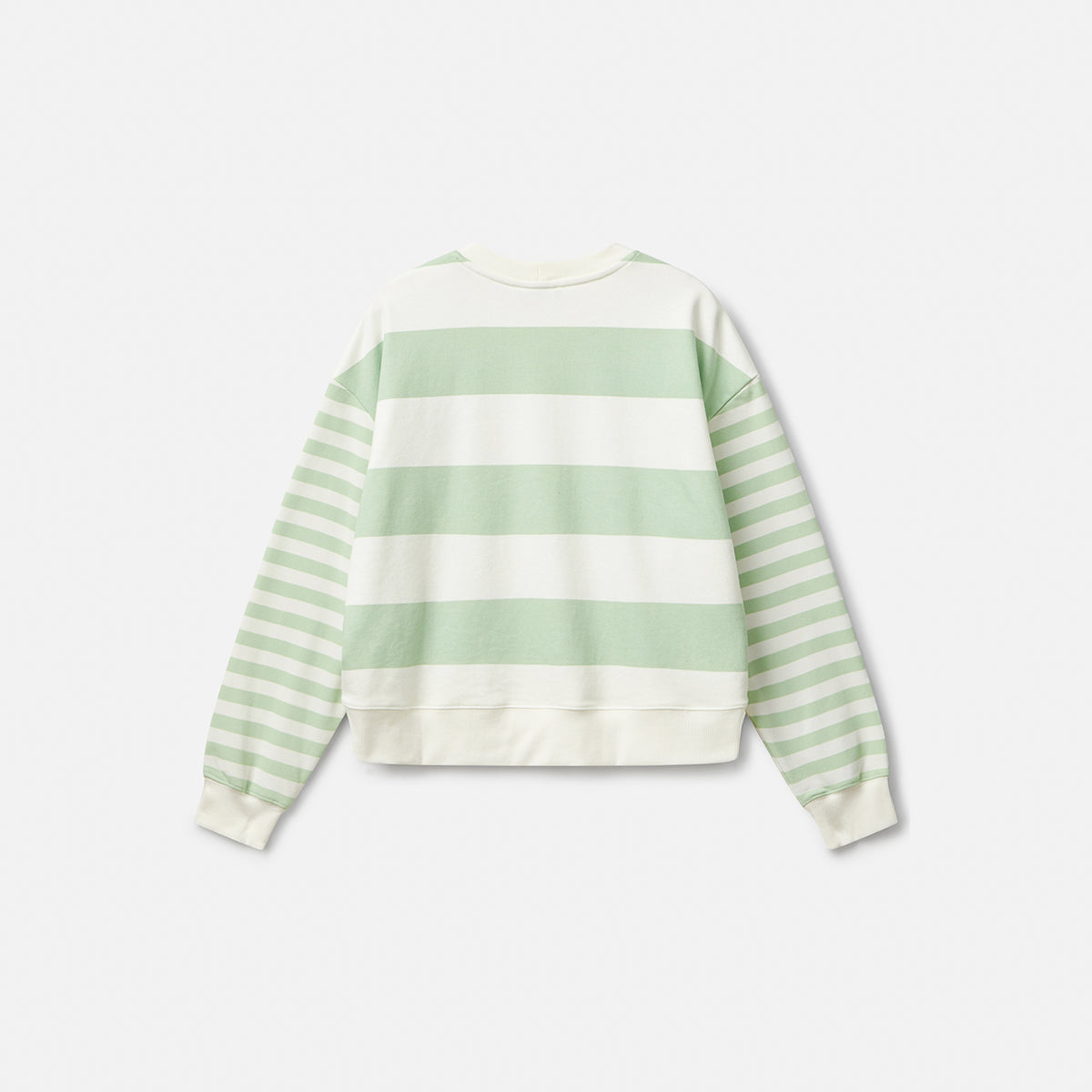 United Colors Of Benetton Woman Striped Crew Neck Hoodie | LEVISONS