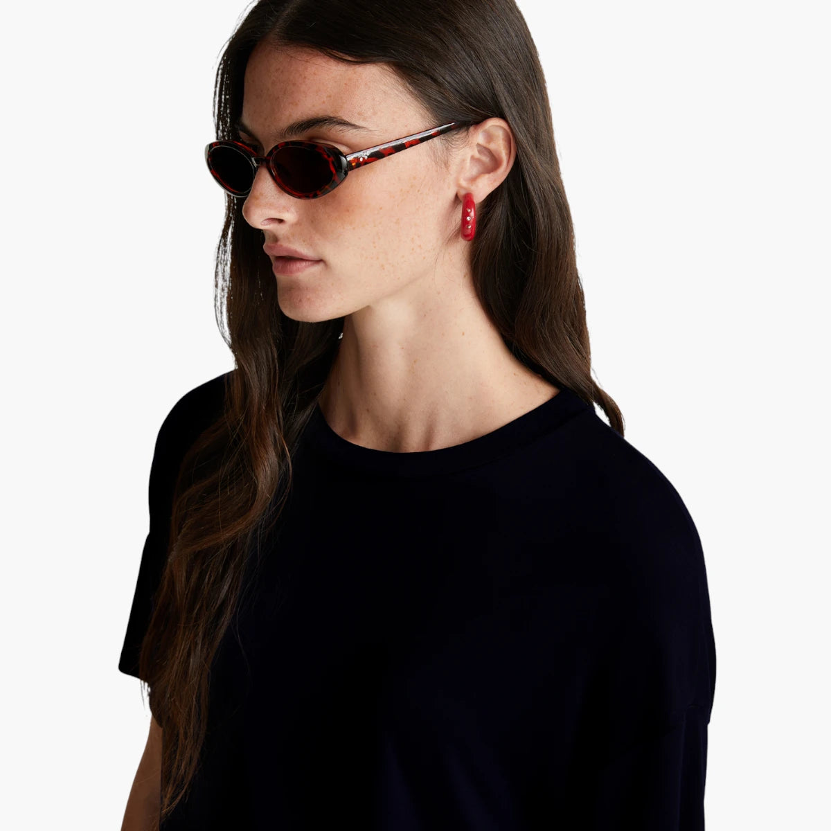 United Colors Of Benetton Woman Slim Fit T-Shirt In Stretch Viscose | LEVISONS