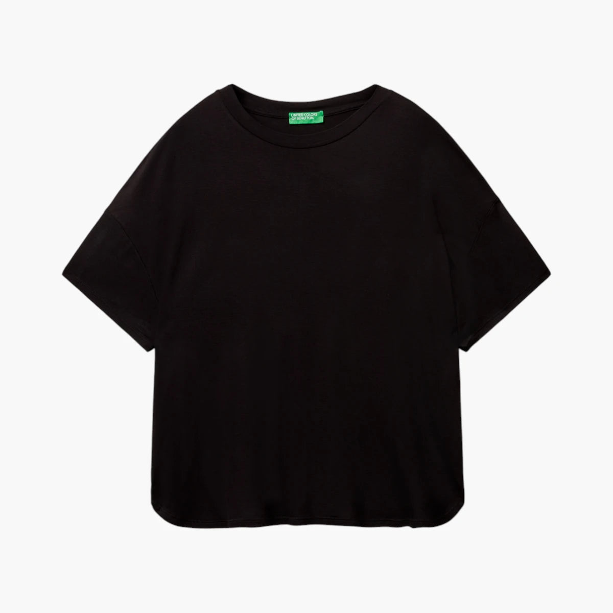 United Colors Of Benetton Woman Slim Fit T-Shirt In Stretch Viscose | LEVISONS