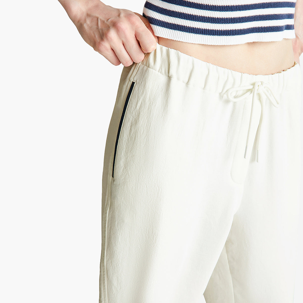 United Colors Of Benetton Woman Trousers With Elastic And Drawstring | LEVISONS