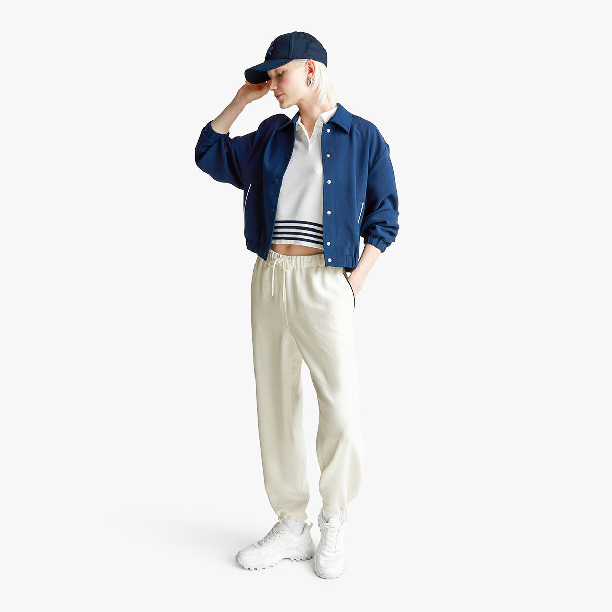 United Colors Of Benetton Woman Trousers With Elastic And Drawstring | LEVISONS