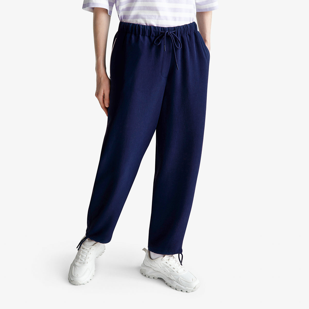 United Colors Of Benetton Woman Trousers With Elastic And Drawstring | LEVISONS