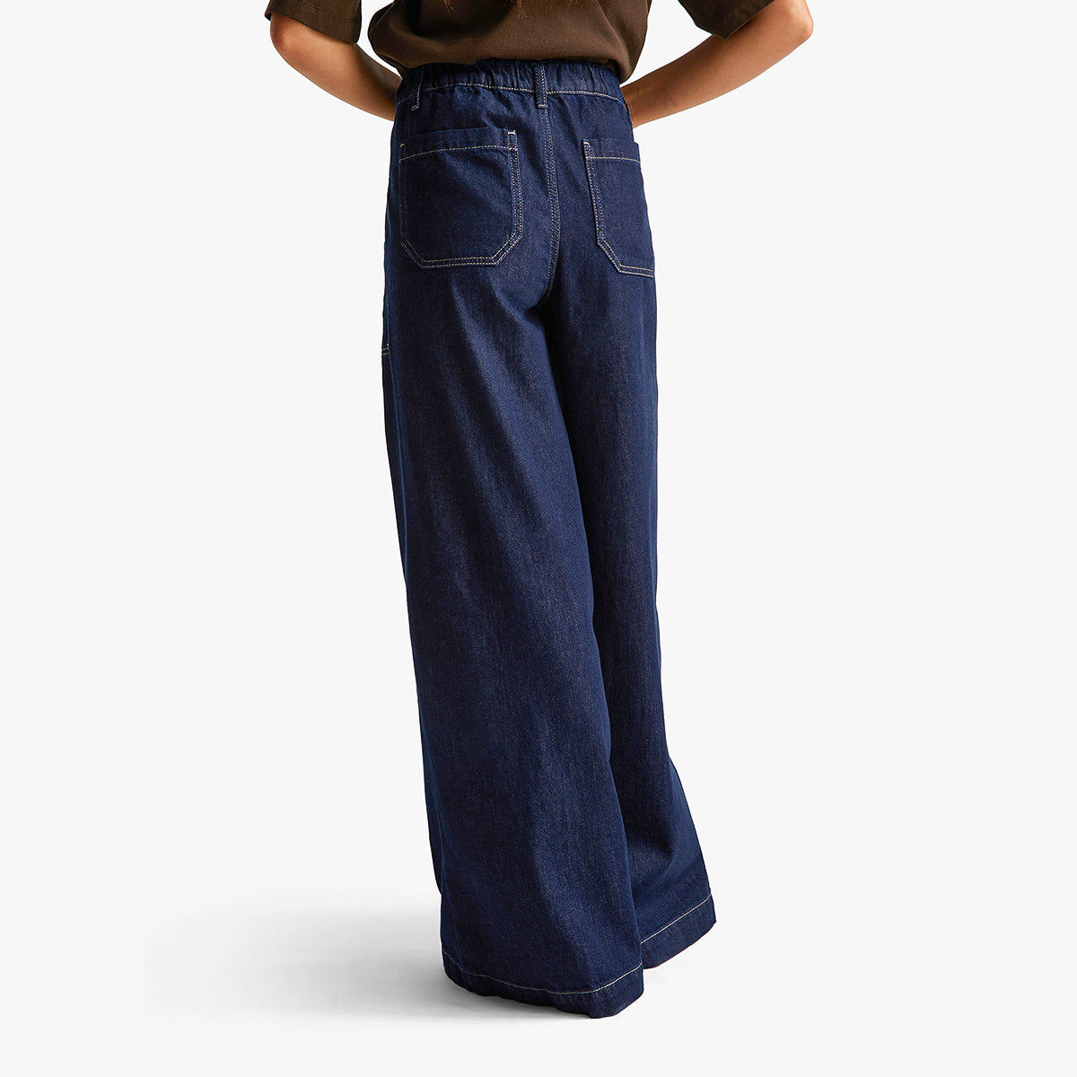 United Colors Of Benetton Woman Wide-Leg Jeans With Pockets | LEVISONS