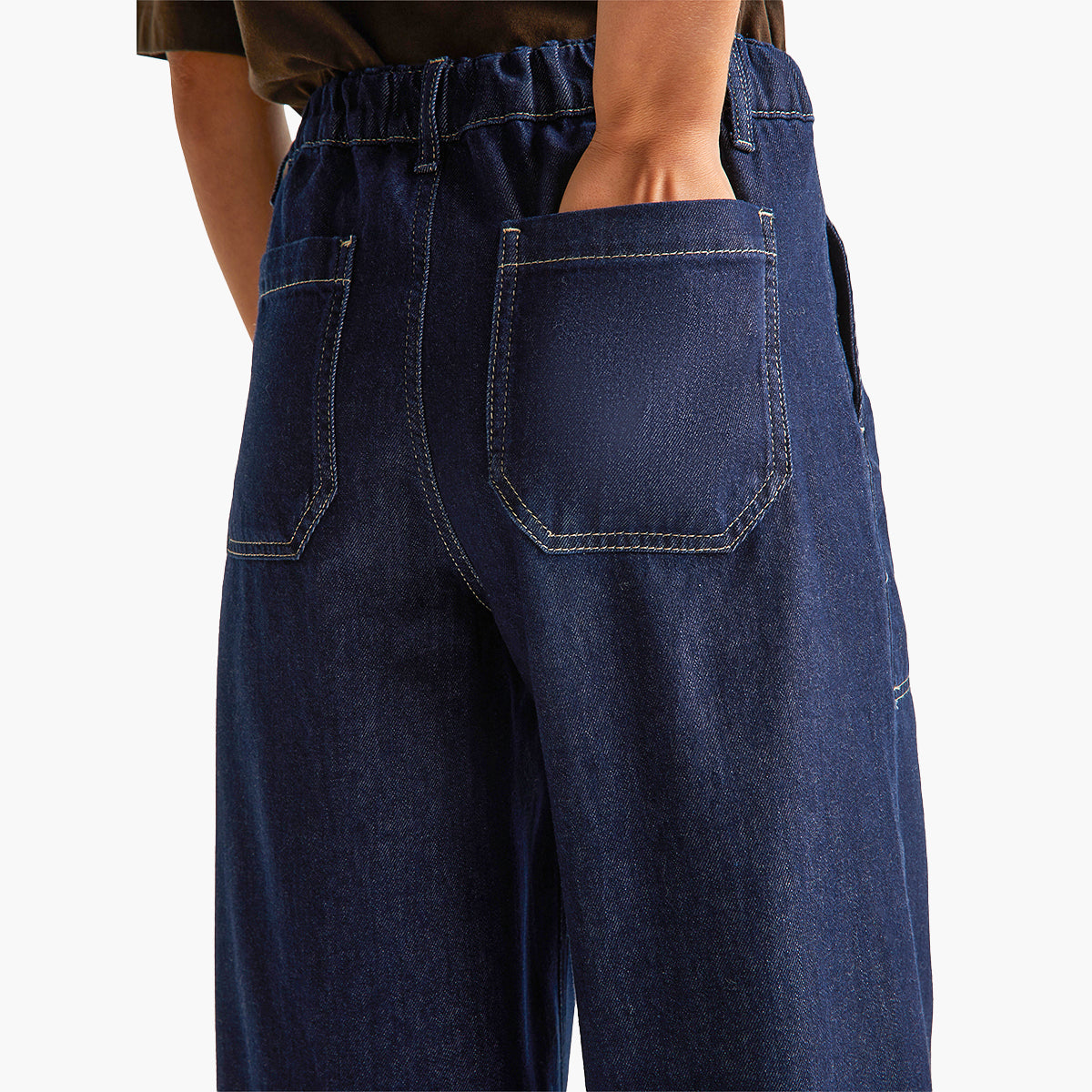 United Colors Of Benetton Woman Wide-Leg Jeans With Pockets | LEVISONS