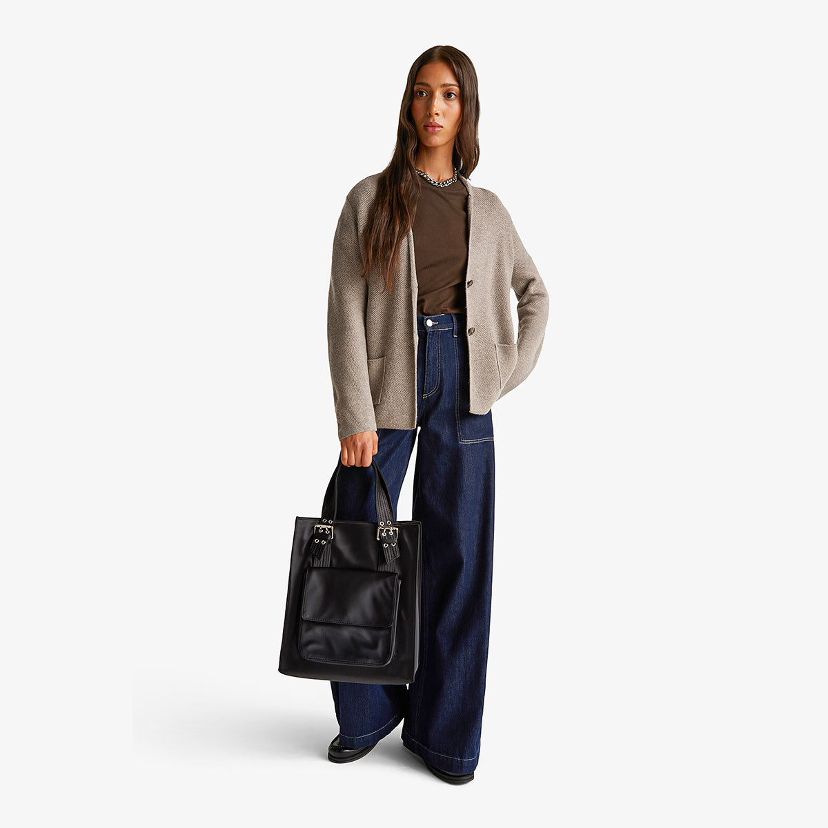 United Colors Of Benetton Woman Wide-Leg Jeans With Pockets | LEVISONS