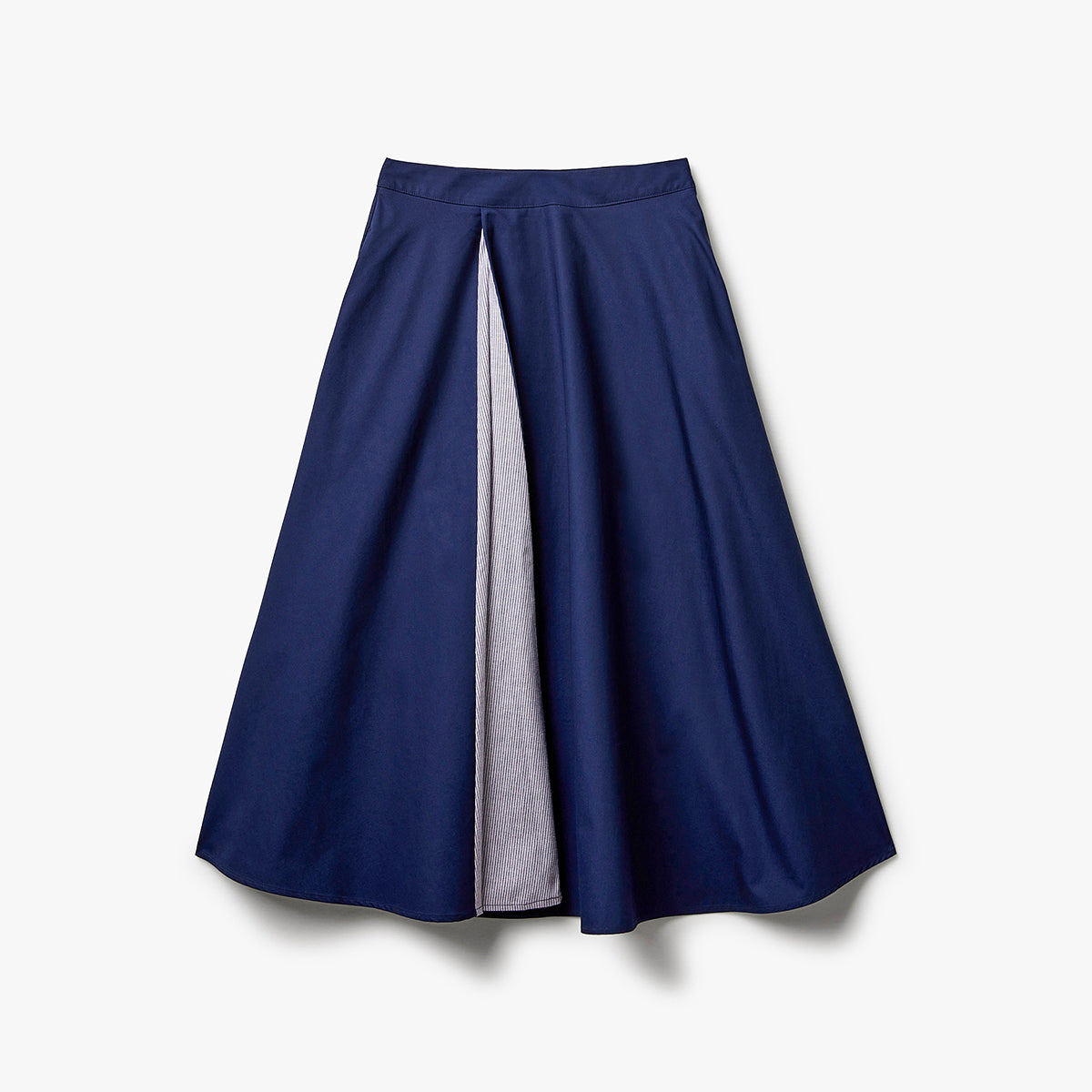 United Colors Of Benetton Woman Midi Skirt With Stripe Insert | LEVISONS