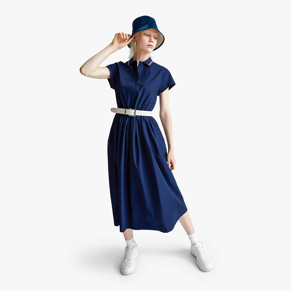 United Colors Of Benetton Woman Dress With Collar | LEVISONS