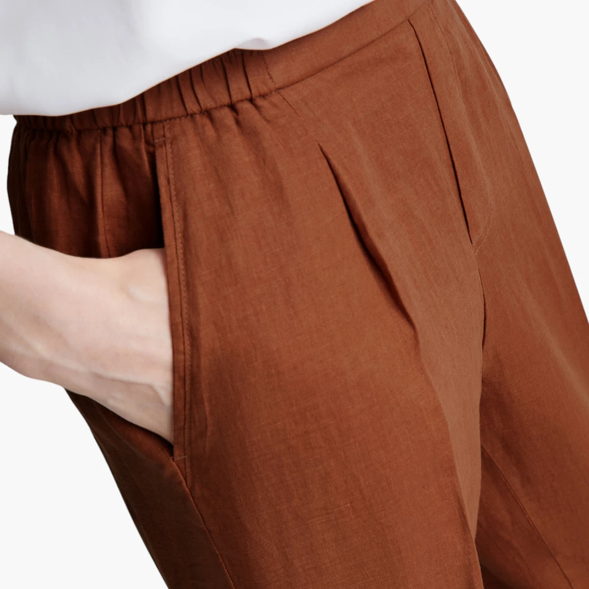 United Colors Of Benetton Woman Regular Fit Pure Linen Trousers | LEVISONS