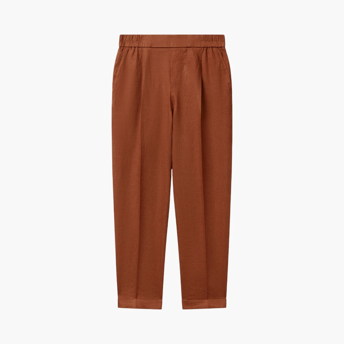 United Colors Of Benetton Woman Regular Fit Pure Linen Trousers | LEVISONS