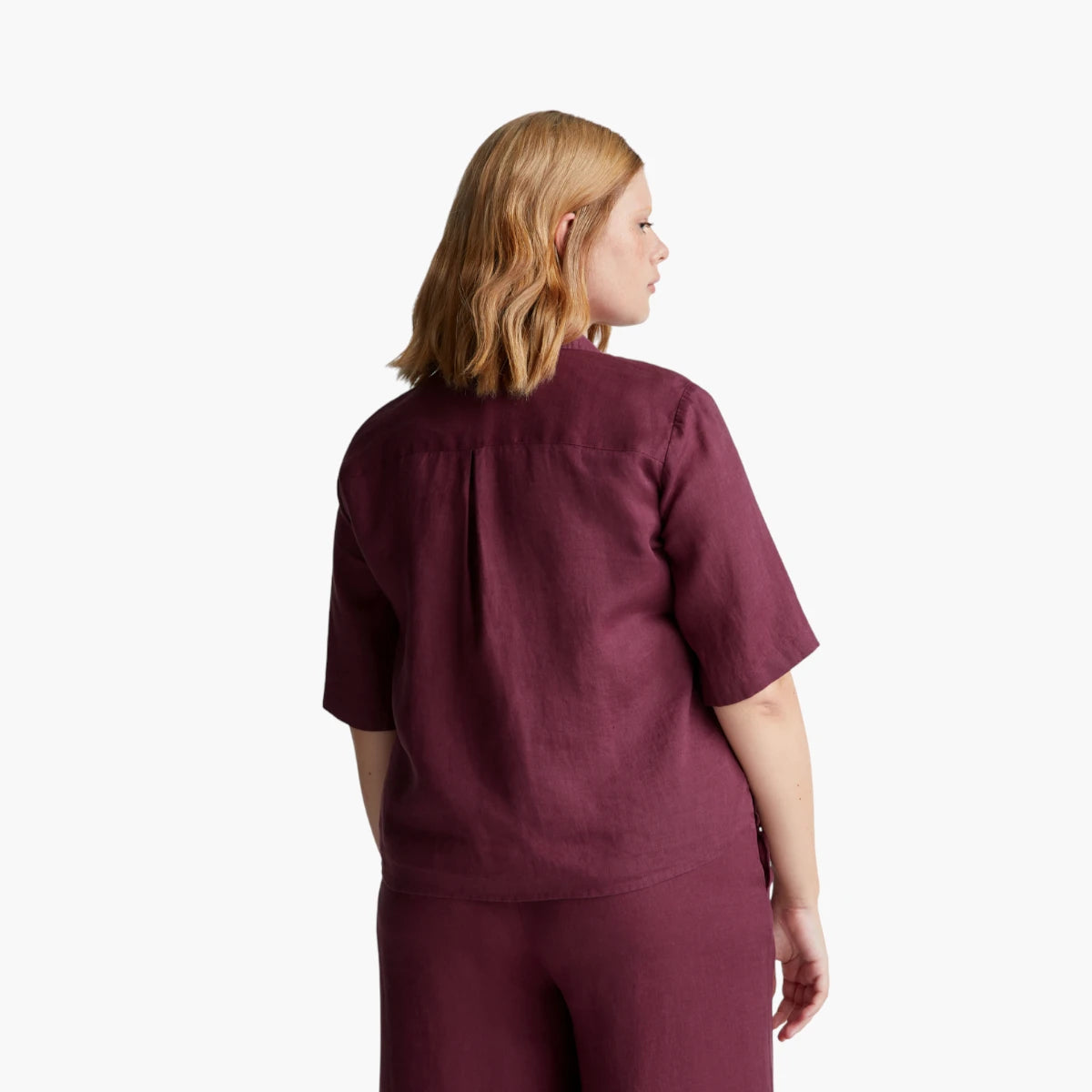 United Colors Of Benetton Woman Short Shirt In Pure Linen | LEVISONS