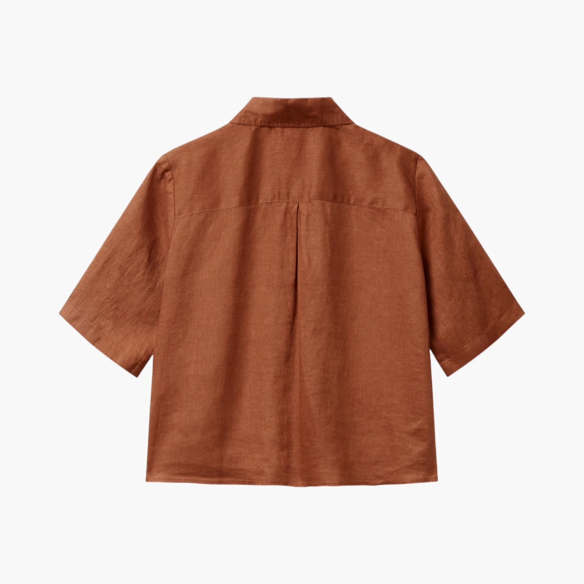 United Colors Of Benetton Woman Short Shirt In Pure Linen | LEVISONS